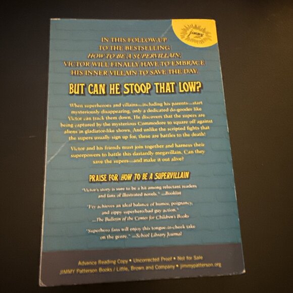 ARC How to Be a Supervillain: Born to Be Good Paperback By Fry, Michael - Picture 3 of 6